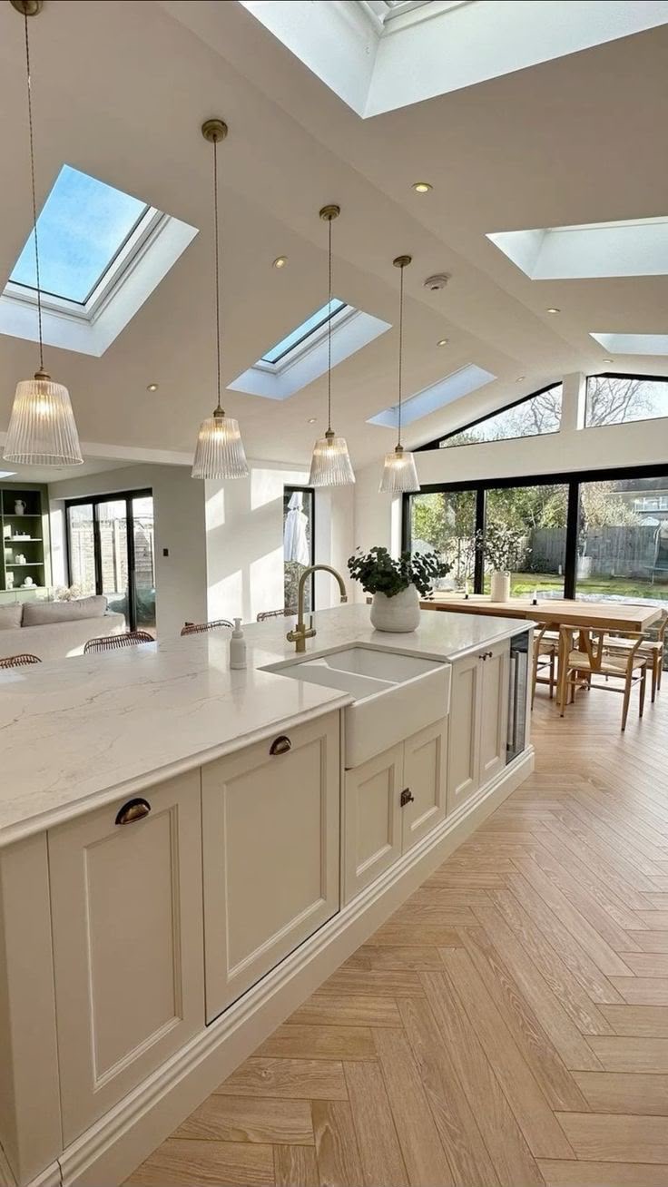 Skylit Shaker Kitchen, Cheshire