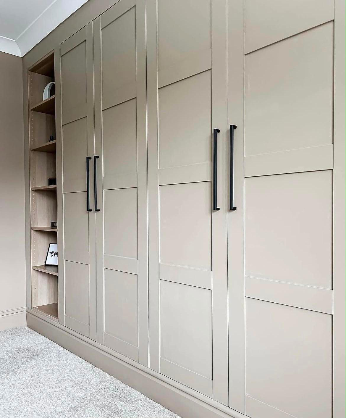 Shaker Wardrobes with Open Shelving, Hale