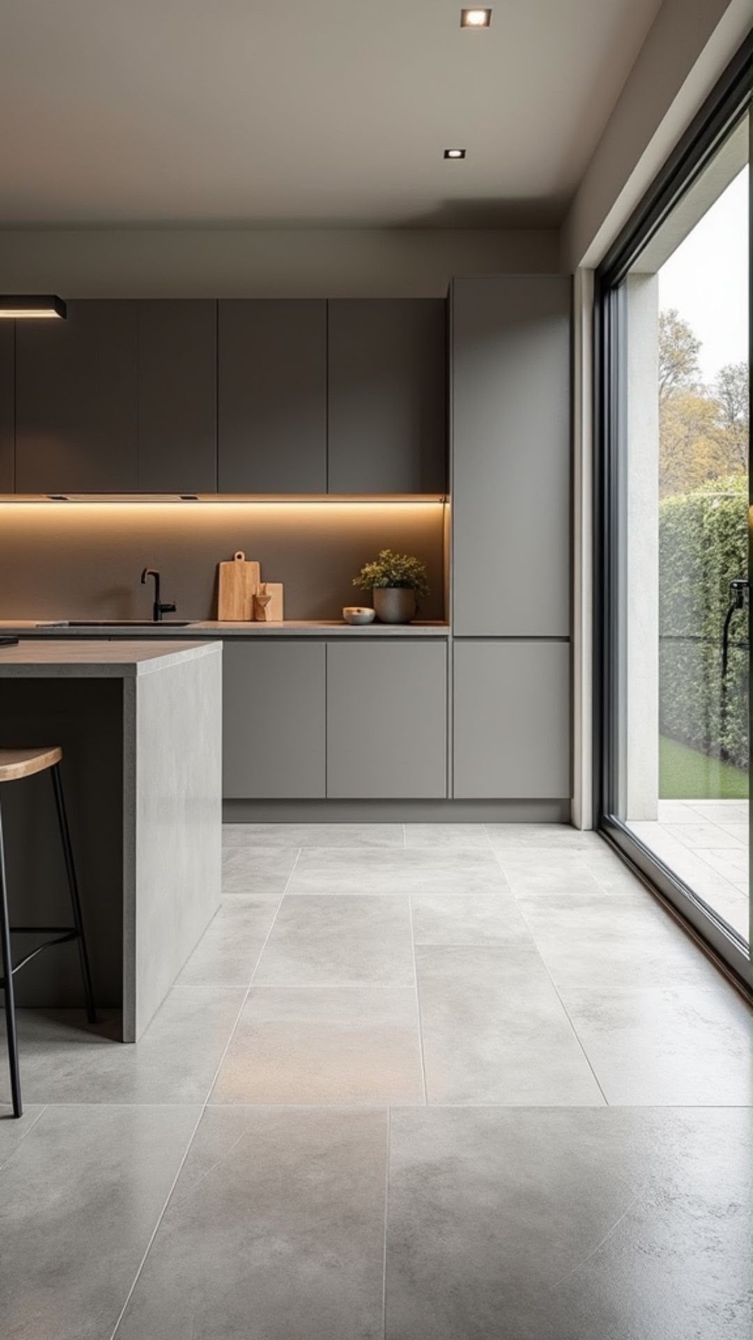Minimalist Handleless Kitchen, Manchester
